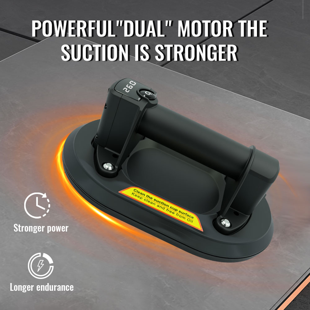 Vacuum Suction Cup Lifter - 260KG 하중 대형 전동 진공 흡착판