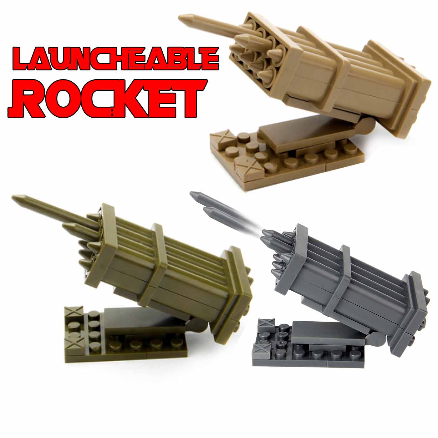 Heavy Equipment Certificate - 블록 조립 MOC 개틀링 로켓 발사