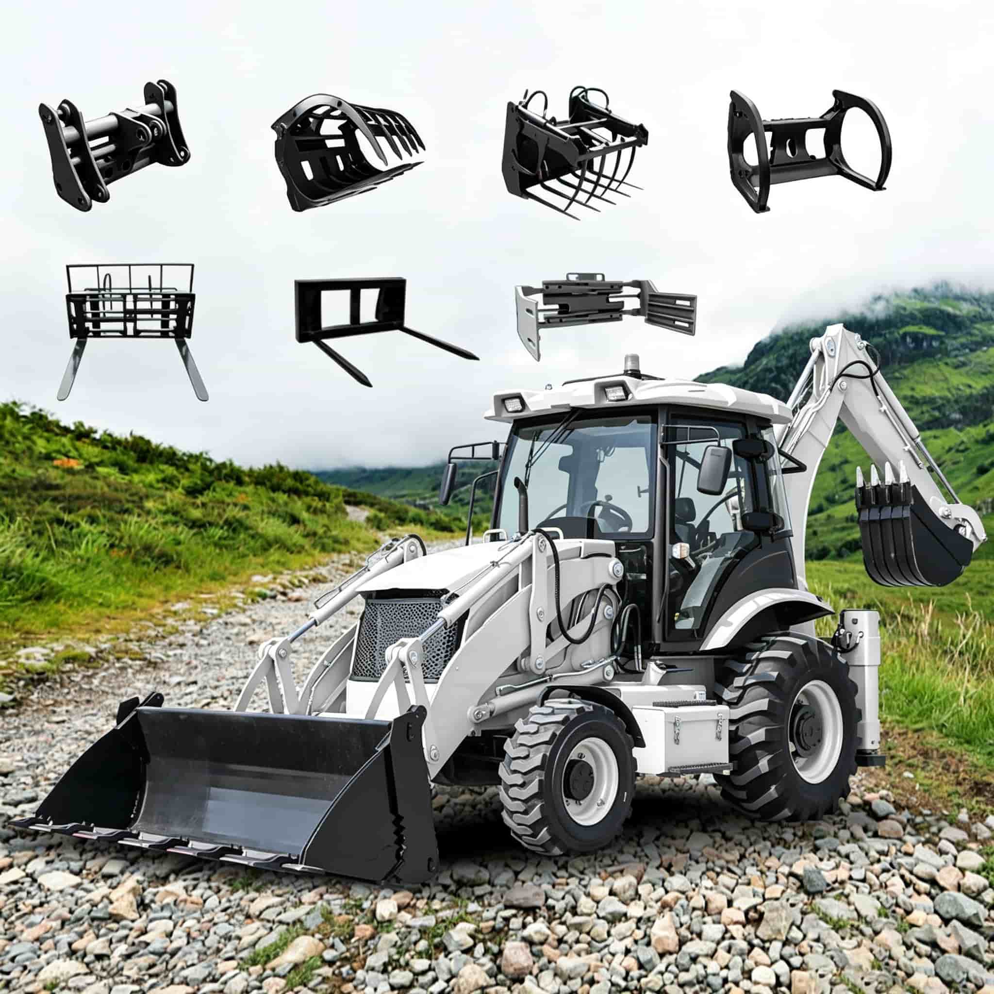 Heavy Equipment Construction - 40-30C CE 인증 백호로더 유로 5