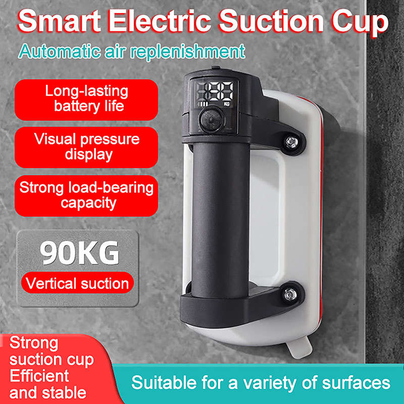 지능형 전기 흡착컵 이중 고무베이스 LED 디지털 디스 - Vacuum Suction Cup Lifter 리뷰 및 가격