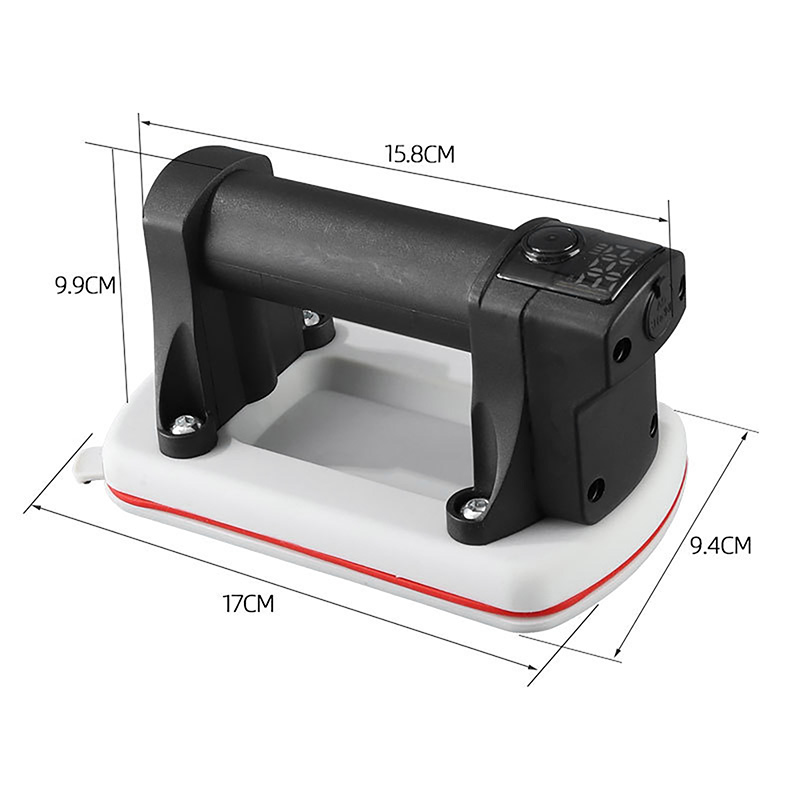 지능형 전기 흡착컵 이중 고무베이스 LED 디지털 디스 - Vacuum Suction Cup Lifter 리뷰 및 가격