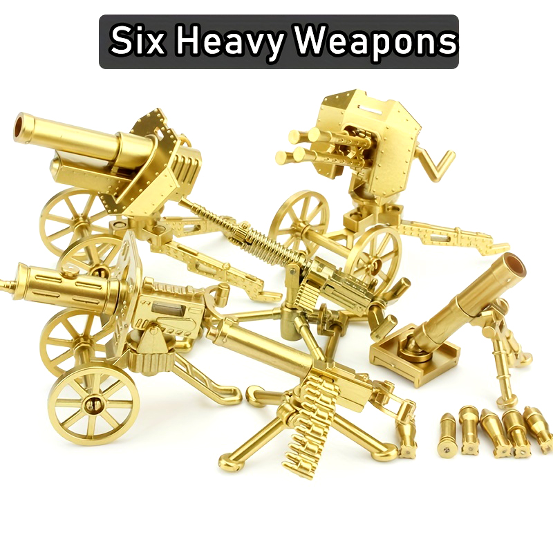 MOC 군사 장비 시리즈 2차 세계대전 중기관총 조립  - Heavy Equipment Certificate 리뷰 및 가격