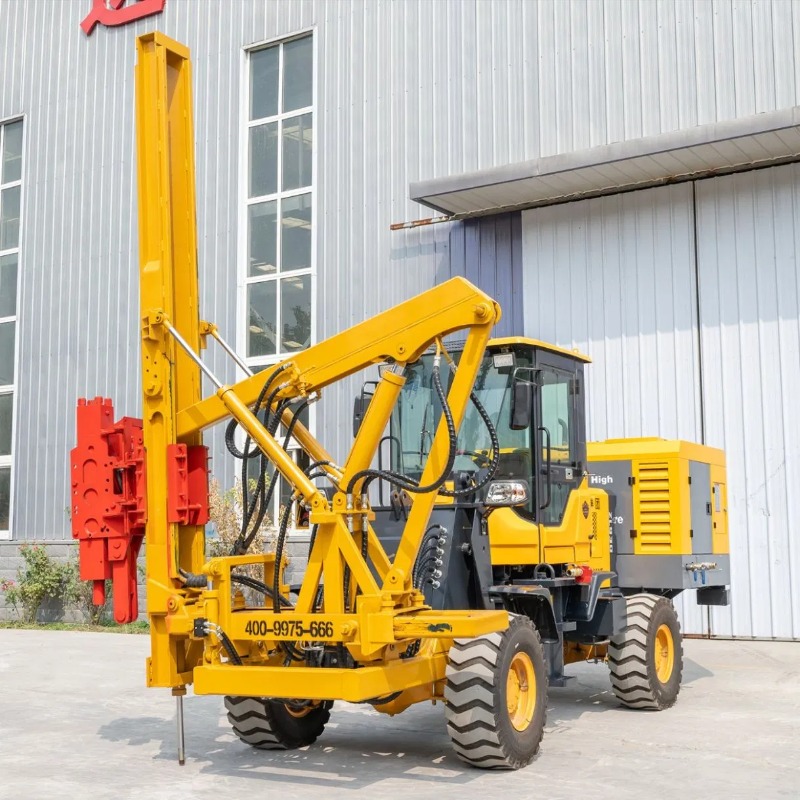 태양광 발전소 건설 현장용 중장비 유압식 스크류 파일  - Heavy Equipment Construction 리뷰 및 가격