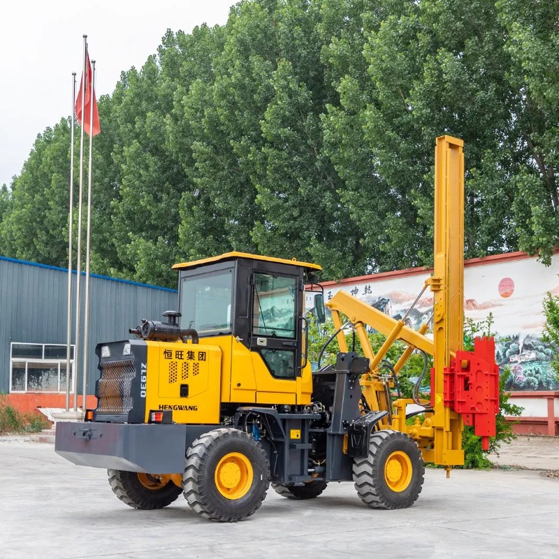 태양광 발전소 건설 현장용 중장비 유압식 스크류 파일  - Heavy Equipment Construction 리뷰 및 가격