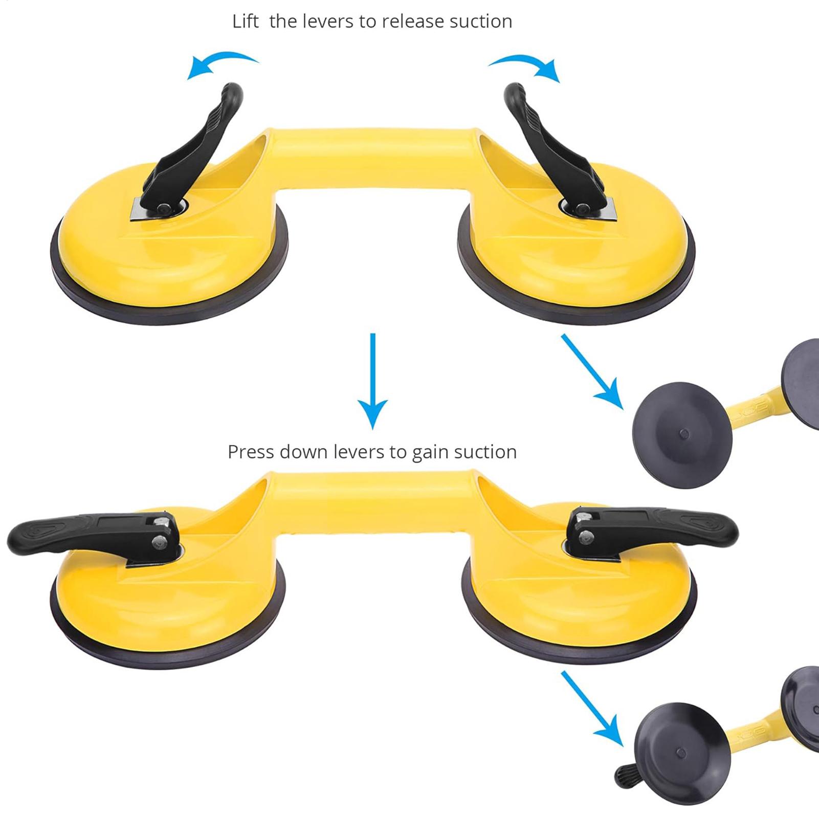 헤비 듀티 흡착판, 대형 진공 리프터, 타일 바닥, 자 - Vacuum Suction Cup Lifter 리뷰 및 가격