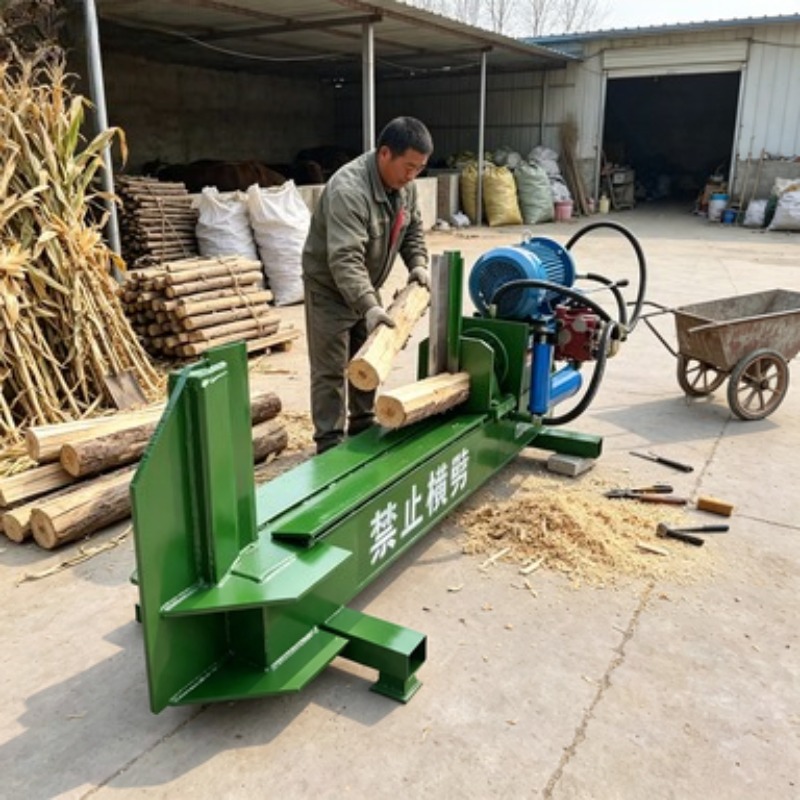 30톤 유압식 장작 분할기 전기식 통나무 분할기 중장비 - Heavy Equipment Electrical 리뷰 및 가격