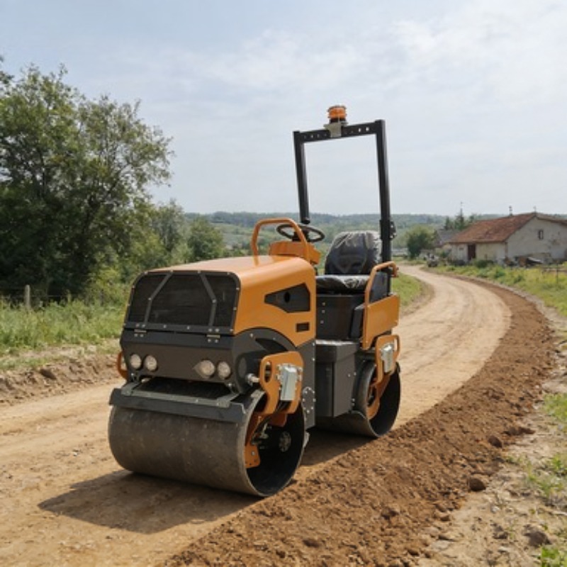 콤팩터 로드롤러 진동식 중장비 토양 아스팔트 롤러 디젤 - Heavy Equipment Construction 리뷰 및 가격
