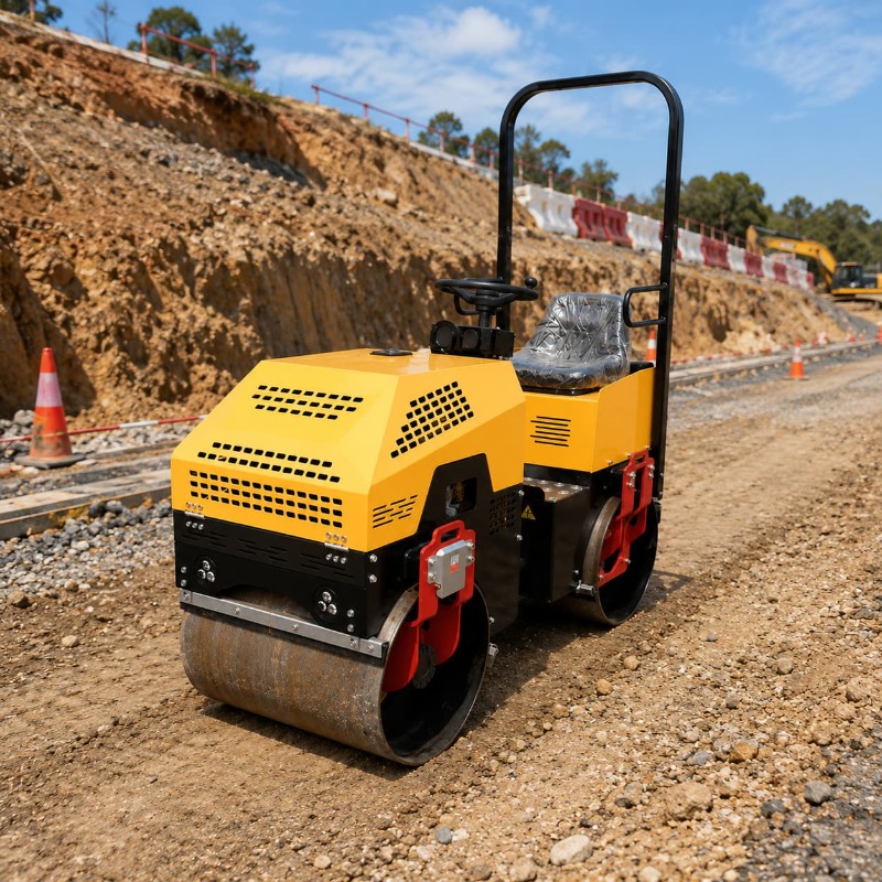 더블 드럼 진동 로드롤러 콤팩터 중장비 건설 장비 아스 - Heavy Equipment Construction 리뷰 및 가격