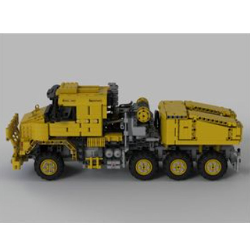 MOC-34730 새로운 중장비 운송 트럭 빌딩 블록  - Heavy Equipment Certificate 리뷰 및 가격