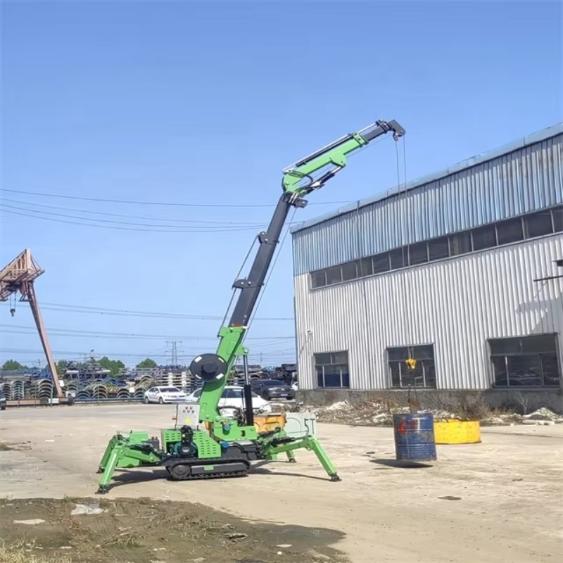 콤팩트 미니 스파이더 크레인 유압식 전동 리모컨 중량물 - Heavy Equipment Electrical 리뷰 및 가격