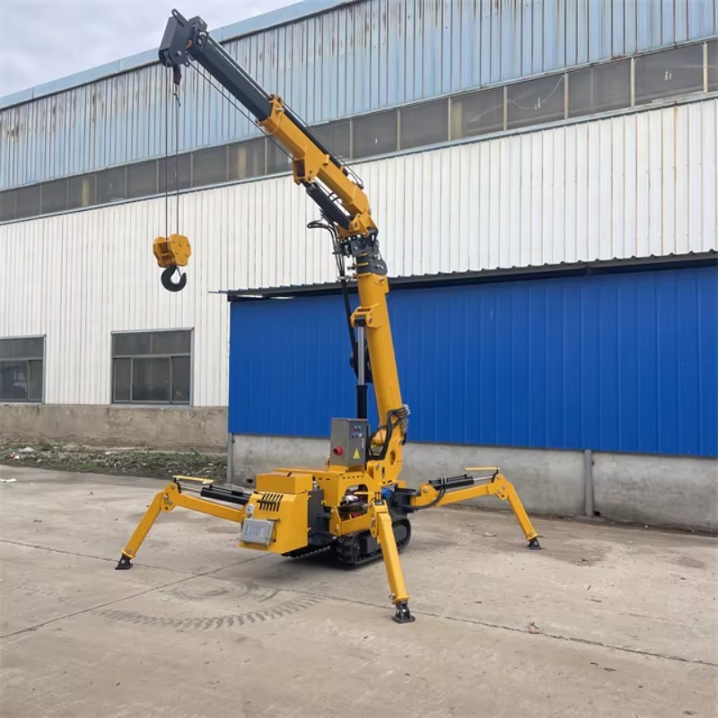 콤팩트 미니 스파이더 크레인 유압식 전동 리모컨 중량물 - Heavy Equipment Electrical 리뷰 및 가격