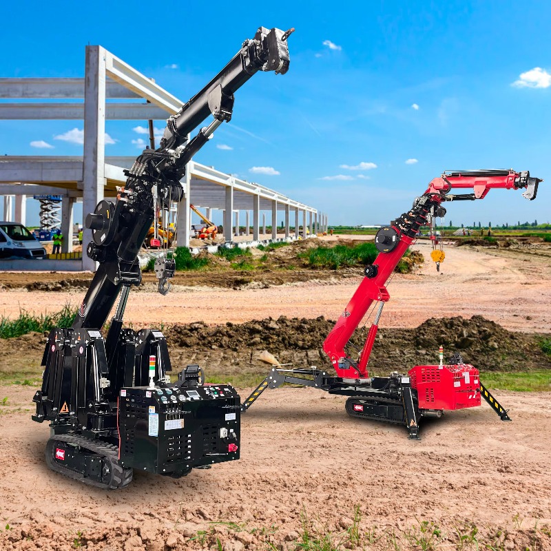 콤팩트 미니 스파이더 크레인 유압식 전동 리모컨 중량물 - Heavy Equipment Electrical 리뷰 및 가격