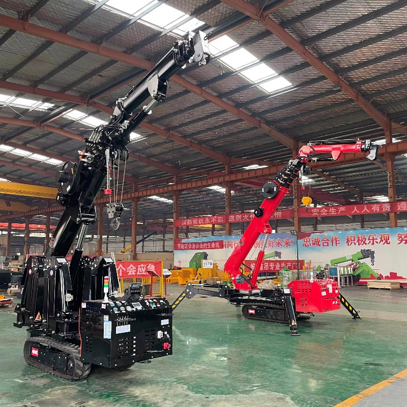 콤팩트 미니 스파이더 크레인 유압식 전동 리모컨 중량물 - Heavy Equipment Electrical 리뷰 및 가격