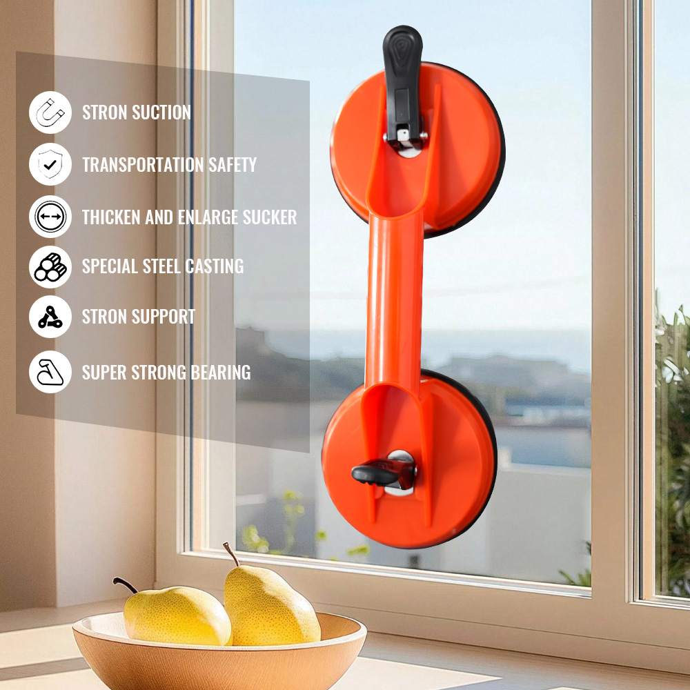 새로운 유리 리프팅 흡착판, 고강도 진공 ABS 핸들  - Vacuum Suction Cup Lifter 리뷰 및 가격