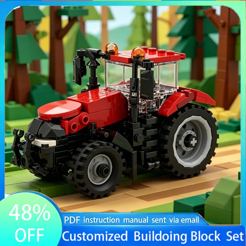 214 PCS 레이싱 중장비 MOC 맞춤형 모듈식 빌딩 - Heavy Equipment Certificate 리뷰 및 가격