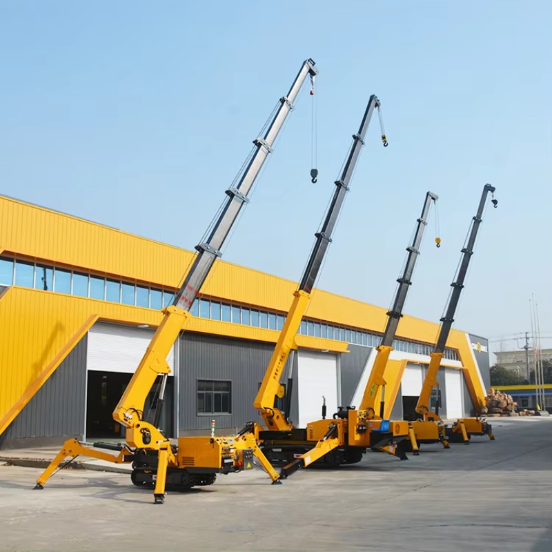 8T 유압식 스파이더 크레인 중장비 미니 크롤러 크레인 - Heavy Equipment Construction 리뷰 및 가격