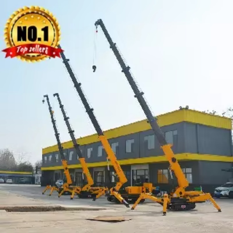 8T 유압식 스파이더 크레인 중장비 미니 크롤러 크레인 - Heavy Equipment Construction 리뷰 및 가격